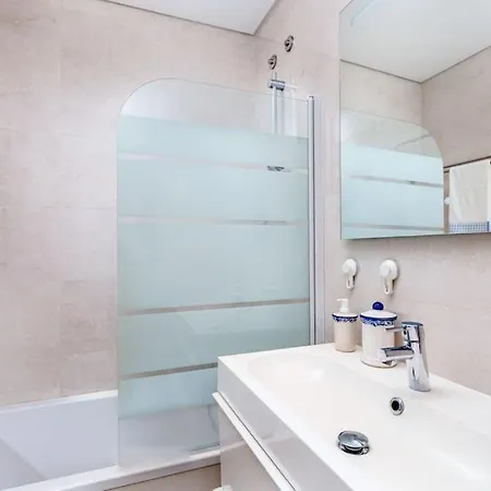 דירה Sunny Designer Flat With Ac & View ליסבון