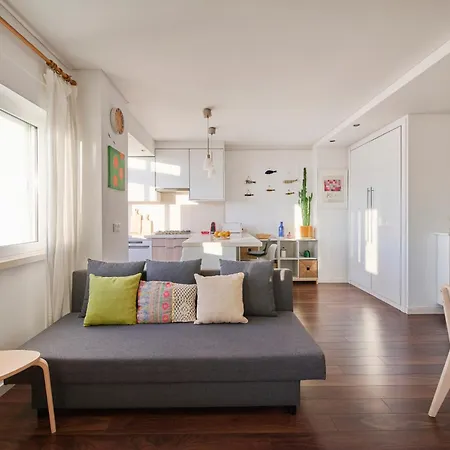 Sunny Designer Flat With Ac & City View Апартаменты Лиссабон